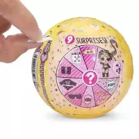 小伶玩具LOLO惊喜娃娃蛋水溶球4代出奇奇趣超大ll拆拆球omg 弹跳款三个装随机发货拆开不退 30厘米以下