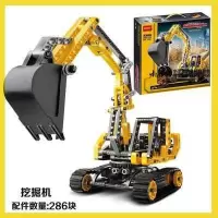 初中生玩具男生10-13-15岁新年12科技汽车男孩子拼装积木 移动挖掘机
