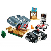 新年汽车总动员闪电麦昆赛车麦克迷路记板牙儿童拼装积木玩具 威利山丘的速度训练685