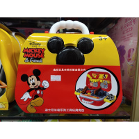 2020小伶厨房厨具2合1拉杆旅行箱变形烧饭过家家便携儿童玩具 米奇工具背包二合一