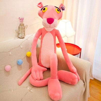粉红豹毛绒玩具顽皮豹达浪豹1.6m公仔跳跳虎玩偶抱枕女生日 经典不穿衣款 1.6米.