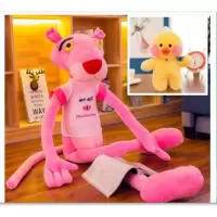 粉红豹毛绒玩具顽皮豹达浪豹1.6m公仔跳跳虎玩偶抱枕女生日 穿衣款(送30厘米网红鸭子) 1.3米.