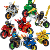 2020款漫威复仇者联盟拼装积木小人超级英雄人仔儿童男孩玩具摆件 幻影忍者摩托车8盒