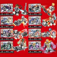 新年拼装复仇者联盟4人仔3人偶小人2组装积木男女孩玩具 MG2003全套8款
