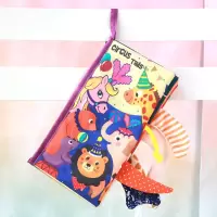 尾巴小布书3d立体婴儿童撕不烂早教0-3月玩具宝宝可咬响纸1岁 马戏团Circustroupe