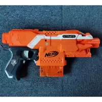 NERF热火精英系列死拽夫冲锋发射器A0711电动连发软弹男孩玩具 A0711样品无包装 标准配置