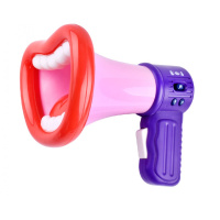 锻炼胆量扩音变声器儿童小喇叭可录音搞怪玩 角色扮演1-3岁玩具 粉色