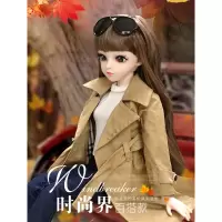 女孩生日公主洋娃娃60cm高端大气儿童公主4岁6岁8岁10岁14岁 珊迪 送原装珍藏衣服+支架+鞋+假发