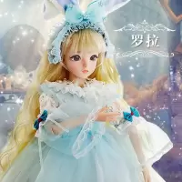 多丽丝凯蒂洋娃娃60cm公主梦儿童小女孩生日5岁7岁10岁小学生 萝拉 标配+换装衣服+鞋子+假发+礼包