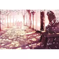 木质大型拼图1000片成年人减压儿童玩具风景麋鹿孔雀铁塔送图 蓝色