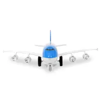 仿真民航客机空中巴士A380合金模型波音747金属儿童玩具回力飞机 A380开机舱版【无包装】