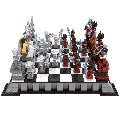 兼容乐高奥斯尼 城堡系列国际象棋拼装玩具小颗粒城堡积木N27907