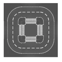 兼容乐高路板城市街景底板马路公路道路T字板小颗粒积木玩具场景 组合3