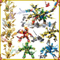 兼容乐高幻影忍者人仔人偶积木儿童组拼装玩具男孩子6-8-12周岁龙