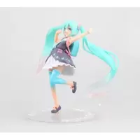 初音未来MIKU演唱会2代花色和服造型手办模型公仔摆件祖国版 背书包初音高度15cm 原装