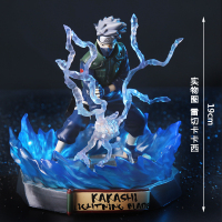 火影忍者手办六道鸣人我爱罗宇智波佐助鼬斑带土卡卡西模型摆件 雷切卡卡西19cm 祖国版