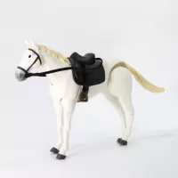 figma素体手办人体模型人偶参考绘画工具画画美术漫画男女国产 白色马16cm 国产