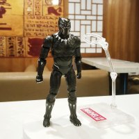 钢铁蜘蛛侠手办复联4复仇者联盟玩具仿合金属MK85模型人偶MK50 黑豹 高约16cm