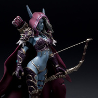 WOW魔兽手办恶魔猎手女王巫妖王伊利丹怒风摆件公仔模型周边 希尔瓦娜斯红衣15cm[较小] 魔兽精品(售出不退不换)