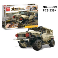 [顺丰秒发]遥控电动积木坦克装甲兼容乐高联盟陆战队13009-13军工悍马拼装积木玩具 宇星13009