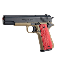 1:2.05 M1911柯尔特玩具模型M92A1合金军事收藏礼品全金属大号可抛壳不可发工1911原色(可射击)