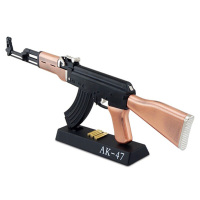 1:2.05 AK47模型 儿童仿真金属玩具 全金属可拆卸不可发射合金道具模军迷收藏 AK47黑色