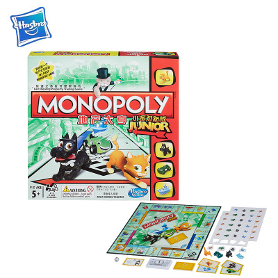 孩之宝 Hasbro 地产大亨 Monopoly Junior 大富翁 小派对 新款 中文简体版·猫狗版·A6984