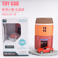 diy小屋手工DIY拼装场景建筑房子模型玩具欧洲小屋小汽车模型玩具 礼品店18