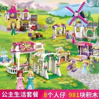 大童玩具女孩10-12岁女 小学生女童公主的拼装积木女生6-10岁机木 公主生活套餐-4盒装