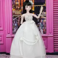 叶罗丽娃娃正品罗丽仙子夜萝莉白光莹冰公主全套60厘米女孩玩具 乳白色婚纱公主 其他尺寸
