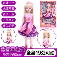 叶罗丽美颜公主芭比娃娃大号超大微微礼品屋战士黑暗菲灵毒娘娘 莓果圆舞曲(2衣1鞋)