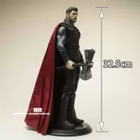 漫威真人版复仇者联盟1:6钢铁侠mk50静态手办模型摆件配真人头 真人暴风战锤雷神 整体高29-34厘米