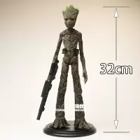 漫威真人版复仇者联盟1:6钢铁侠mk50静态手办模型摆件配真人头 真人树人格鲁特 整体高29-34厘米