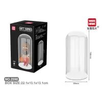 智鹰积木球星系列拼插篮球运动员玩具2574-2621兼容乐高 2590-透明罩