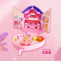 正版叶罗丽宝石盒子女孩发光玩具孔雀冰灵公主花蕾城堡圣殿冰晶宫 叶罗丽-花蕾堡(闪发) 正品保证