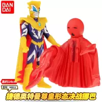 万代正版捷德奥特曼玩具超决战系列男孩儿童人偶公仔迪迦赛罗诺亚 捷德尊皇形态VS挪巴