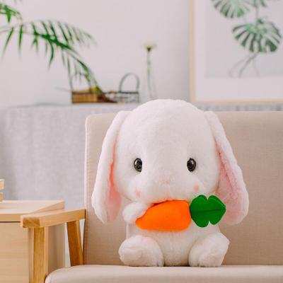 长耳朵垂耳兔超大兔子毛绒玩具公仔网红玩偶布娃娃抱枕粉色公主兔坐姿可爱布娃娃送儿童生日圣诞节送女生