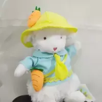 抖音小羊bunnies by the bay毛绒玩具布娃娃玩偶小绵羊公仔女孩生日送女友圣诞节