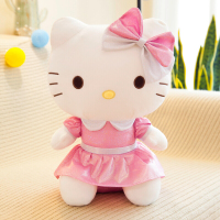 hello kitty公仔kt猫布娃娃毛绒玩具凯蒂猫玩偶送儿童女生日 粉色 38厘米