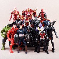 复仇者联盟正义联盟超人钢铁侠雷神可动人偶模型儿童玩偶玩具 14款毒液