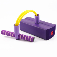 幼儿园儿童有声青蛙跳玩具弹跳鞋闪光跳感统训练男女宝宝有声青蛙跳玩具小学生青蛙跳玩具弹跳鞋 紫色