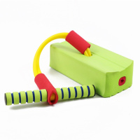 幼儿园儿童有声青蛙跳玩具弹跳鞋闪光跳感统训练男女宝宝有声青蛙跳玩具小学生青蛙跳玩具弹跳鞋 绿色