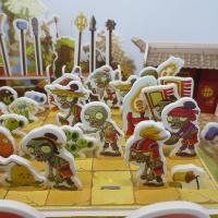 植物大战僵尸3D立体拼图儿童玩具益智纸质模型拼插diy小男孩礼物