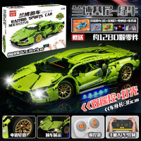 兼容乐··高兰博基尼跑车模型遥控赛车电动汽车男孩子成年人拼装积木玩具