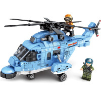 拼插玩具军事玩具拼插积木模型军舰火箭飞机军事积木5-8-10岁儿童玩具女孩男孩儿童新年礼物