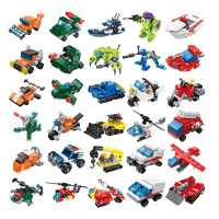 积木儿童拼装玩具机器人小飞机6岁以上玩具生日礼物国庆节