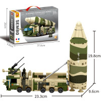 启蒙益智拼装男孩飞机火箭DF21导弹运20运输机歼10战斗机
