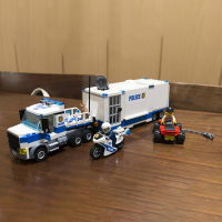 兼容乐高城市警察系列警车汽车警察局小人仔儿童益智拼装积木玩具