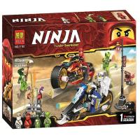 幻影忍者系列雷霆凯赞摩托车战车儿童拼装积木玩具博乐11161