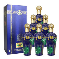 五粮液生态酿酒公司 52度 鉴赏浓香型绿豆酒 国鼎荷花酒 500ml *6*1箱